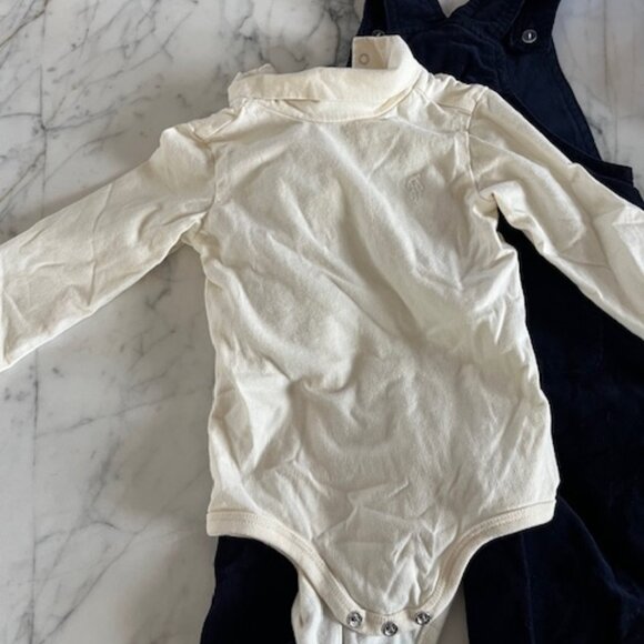 Polo by Ralph Lauren baby corduroy Overalls with one piece - Picture 5 of 10